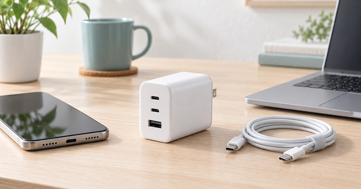 デスク用USB充電器の選び方を紹介するイメージ画像